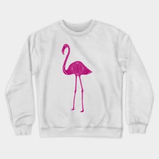 Flamingo Zentangle Crewneck Sweatshirt